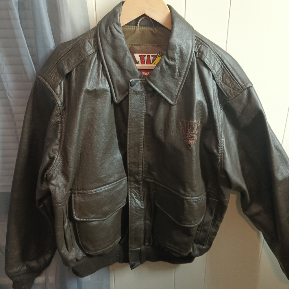 Vintage Winston Men's Leather Jacket